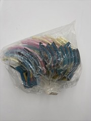 NOS 80s CASCADES 6” Banana Hair Clips Pastel 12 Packs 36 Total Vintage 80s Retro