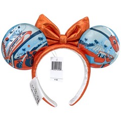 Disney` Tomorrowland Magic Kingdom Space Mountain Headband Parks Minnie Ears NWT