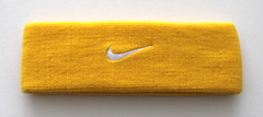 Nike Dri-Fit Basketball Headband Adult Amarillo/White