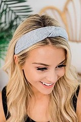 8 Pack Knotted Headbands for Women Wide Turban Headband Yoga 8 Pack Ribbing a
