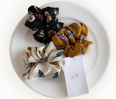 Feather Spring Summer Unisex Hair Tie For Thin Hair Size Small 3 Packs Scrunchie