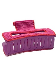 Piper K Pink Beaded Hair Claw Clip Women Accessories