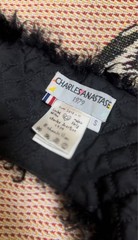 Charles Anastase Fur Tippet Collar 100% Wool & Silk