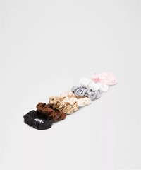New Lululemon Uplifting Scrunchies 7 Pack One Size BGLW/STLD LW9DYLS