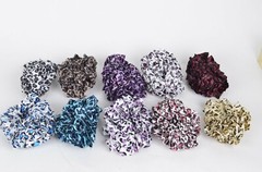 Elastic Hair Scrunchies 10 fauxsilk Hair Bands Soft Scrunchy Ties Ponytail Ropes