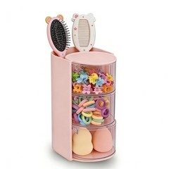 Aodse Hair Accessories Organizer for with 7.1 × 4 × 5.3 inches, Pink