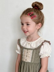 4pcs Academia Hair Clips for Children Cute Polka Dot & Plaid BB Clips Y2K School
