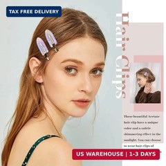 12 Pcs No Crease & No Bend Hair Clips for Styling, Creaseless Flat Hair Clips fo