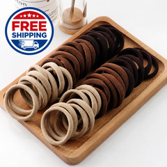 Men Women Hair Ties Soft Seamless Hair Bands Fr Thick Thin Hair Ponytail Holders