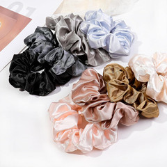 16 Scrunchies for Women – Satin Hair Ties and Bands, Big Ponytail Holders for Th