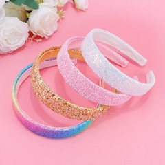 Glitter Headbands for Girls, Sparkly Sequin Headband Hairbands for Girls Non-…