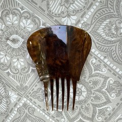 Lot of 4 Decorative Plastic Hair Combs, Black Filigree & Tortoiseshell Fan