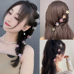 20Pcs Mini Flower Hair Clips Crystal Spring Claw Clips Small Flower Hair Claw Cl