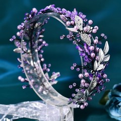 Bridal Headpiecees for Wedding Hair for Brides Rhinestone Wedding Headband fo…
