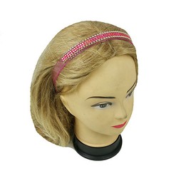 6 PCS Hairband Headband with Rhinestones Assorted Colors