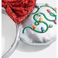 Baublebar Disney String Up The Lights Minnie Mouse Ears Christmas Headband NEW