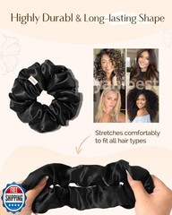 Yanibest 8 Pcs Satin Scrunchies – Silk Scrunchies Ponytail Holders, Soft Sati