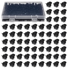 Mini Claw Hair Clips No-Slip Plastic Small Jaw 120PCS 0.39 Inch Black
