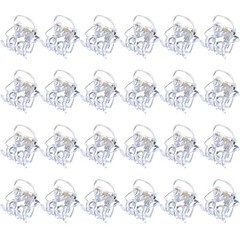 Hair Clip, 24 Pcs Small Mini Hair Claw Clips for Girls and Women, Non-Slip Plast