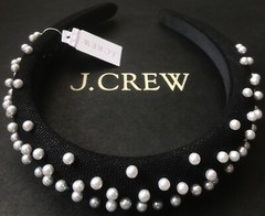 (NEW) Women’s J.Crew Pearl Headband- Size: OS (Msrp: $39.50)