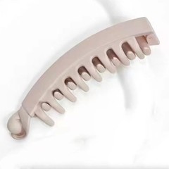 8 PCS Banana Claws Large Matte Hair 1 Count (Pack of 8), Warm Colour