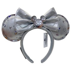 Disney’s Parks 100th Anniversary Platinum Minnie Ears Headband Loungefly