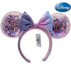 Disney` Park Shanghai Confetti Pink Headband Minnie Ears for Kids Adult