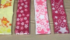 Head Hair Band NIP 6 Assorted Colors Patterns Stars Dots Flowers Pink Yellow