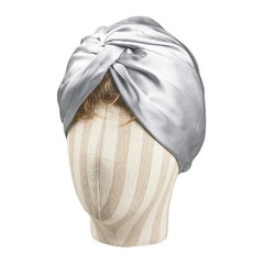 Mulberry 100 Silk Turban Bonnets for Women Twisted Sleeping Night Cap 19