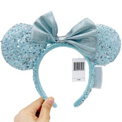 200+ Styles Disney* Parks Loungefly Sequin Minnie Ears Headband Magical Bow US