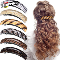 WILLBOND 6 Pcs Hair Barrettes for Women Large 1 Count (Pack of 6), Multicolor