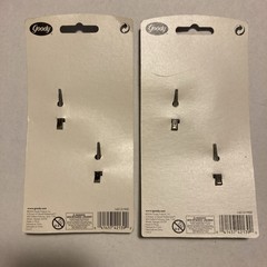 Goody 2 Black Fabric Lacy Butterfly Fashion Pinch Clips 2004 New (2 Sets) G40