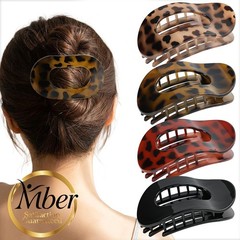 Mber Flat Hair Clips 4″ Hair Claw Clips, Non-Slip Duckbill Hair Clips Large