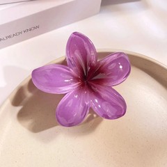 2026 Egg Flower Hair Clip Hawaii Beach Claw Boho Y2K Hair Accessory Girls