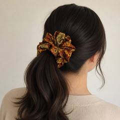 Batik Motif Scrunchies