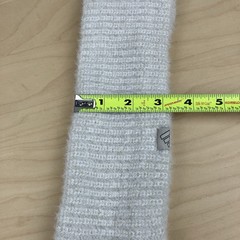 Adidas Women’s Lifestyle Fuzzy Headband Ear Warmers White Alumina Grey NWT