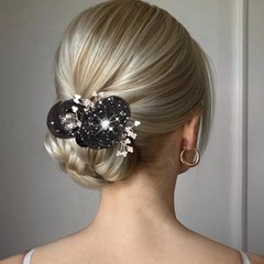 Big Camellia Flower Bun Makers – Hair Twister Accessories – Flexible