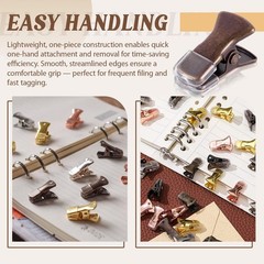 100 Pcs Small Metal Alligator Clips 20x8mm for Crafts, DIY, Sewing, Accessories