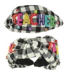 Teacher beaded Headband