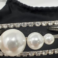 Givenchy Ariana Headband With Faux Pearls & Rhinestones (Italy)