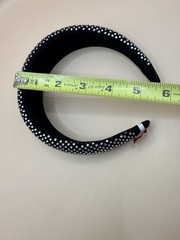 Claires Headband Black White Rhinestone Gems Hair Accessory Costume Cosplay