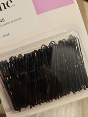 Diane 1 3/4” 44 mm U-shaped Hair Pins Black Hair Bob Pins 100 count D465