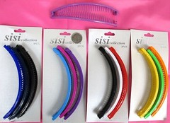 LOT OF 3 CLIPS–6″ LONG BANANA HAIR CLIP HAIR CLAWS,HAIR ACCESSORIES,PLASTIC-