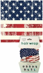 Spoontiques American Flag Hair and Face Wrap