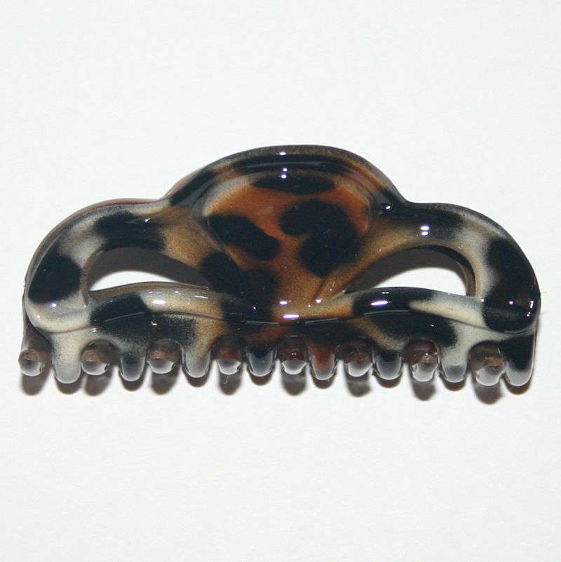Hair Claw Jaw Clip Size Small Fancy Ornate Design Patterns Prints Made in France