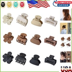 Nonslip Mini Jaw Clips for Women – 12 Stylish Hair Accessories in 1.5 Inch Size