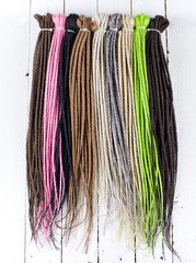 DreadLab – Double Ended Synthetic Dreadlocks (Pack of 10) Backcombed Extensions