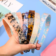 3 Colors Tortoise Shell Headband Set: Wide Acetate, Resin, Skinny Thin Headbands