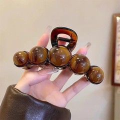 Large Pearl Acrylic Hair Claw Clip Hair Accessory for Women