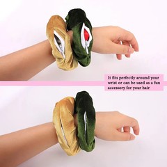 New Hidden Hair Tie Hidden Safe Sight With Zipper Hair Rope Velvet Hide Key Cash